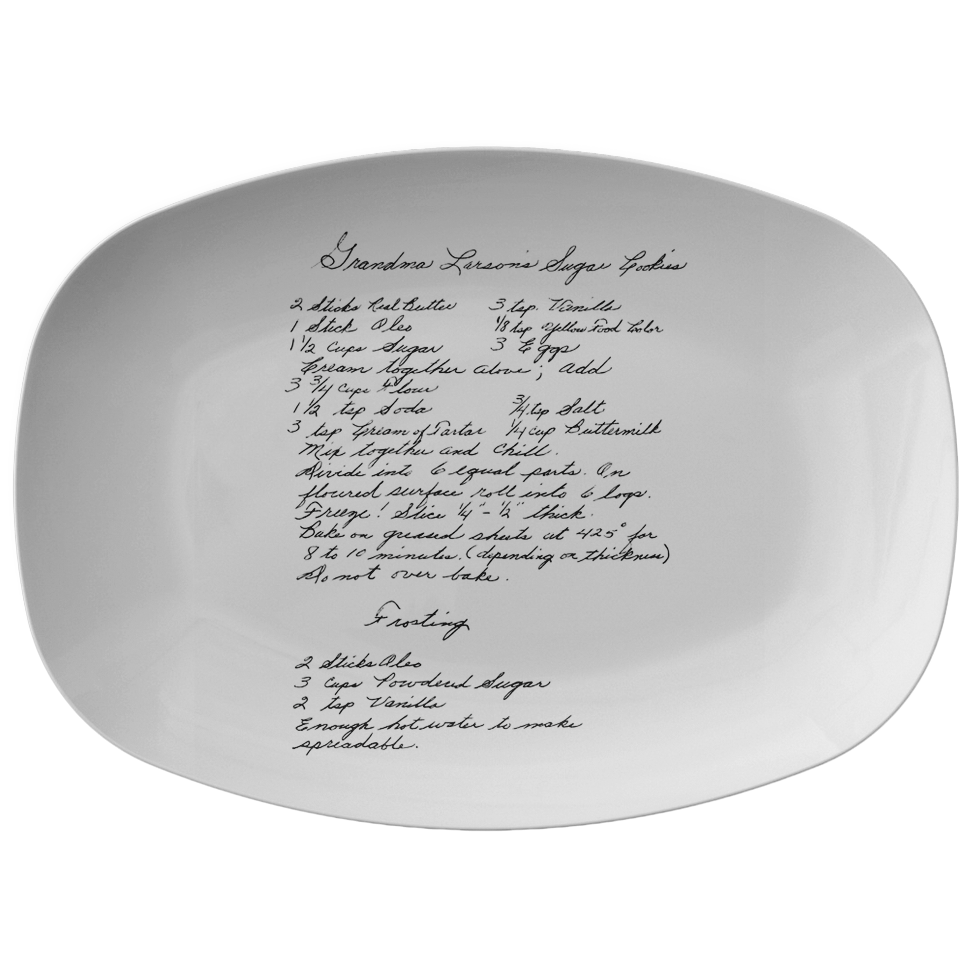Recipe Platter Larson